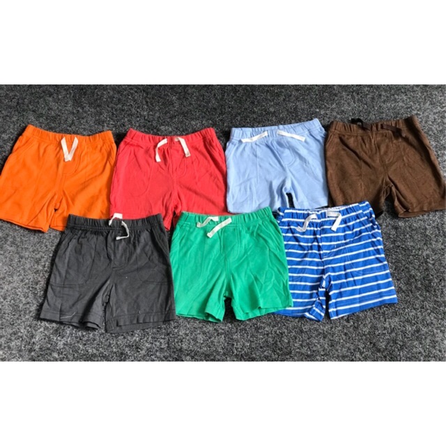 Quần short thun xk- còn xám 6m, 9m