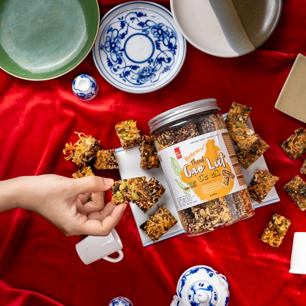 Thanh Gạo Lứt Ức Gà 250g Giòn Thơm Đậm Đà Chuẩn Ăn Kiêng