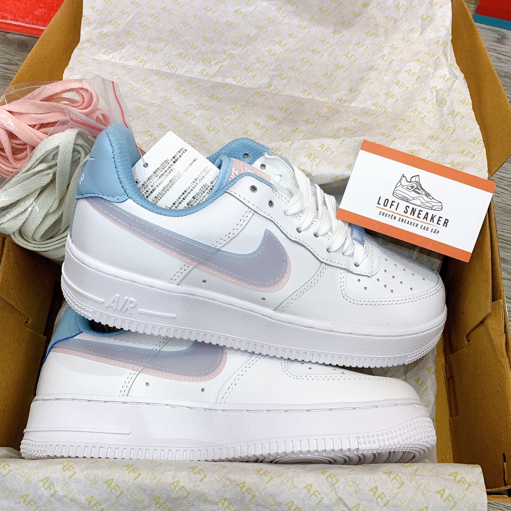 [ẢNH THẬT - FULL BOX] Giày thể thao af1,sneaker af1 lv8 xanh bản trung hàng 1/1 cao cấp full phụ kiện 2 dây đi kèm