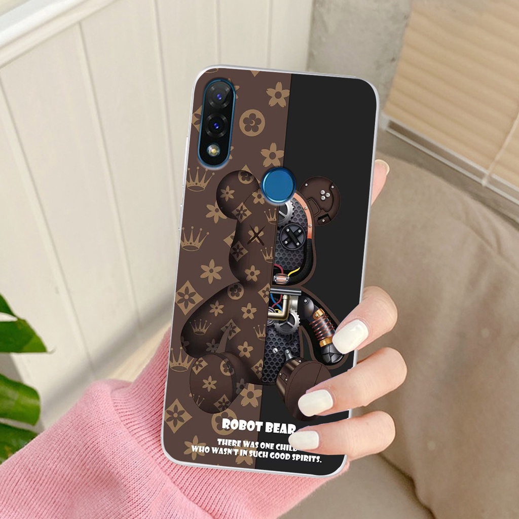 Ốp lưng Vsmart JOY 2 PLUS in hình Gấu Hồng, Gấu Be@r, Gấu Nâu , CỰC CHẤT