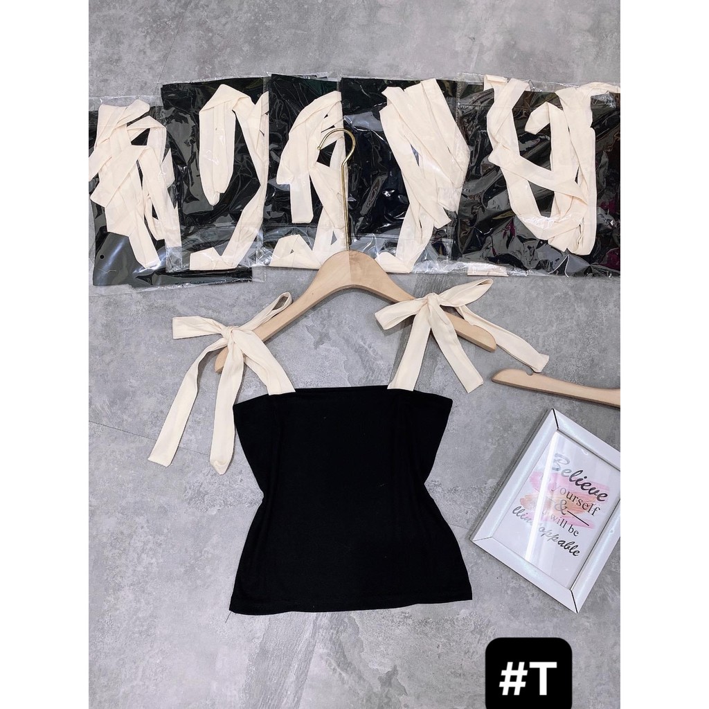 áo hai dây buộc nơ hot hit shop sun soc | BigBuy360 - bigbuy360.vn