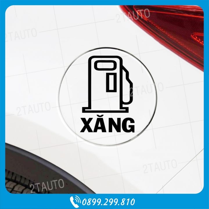 Tem bình xăng dán trang trí ô tô xe hơi, không phai màu, không bong tróc, MẪU SỐ 11
