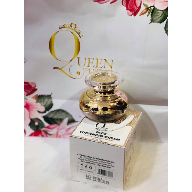 Kem dưỡng da mặt queen perfect [ HIỀN QUEEN PERFECT ] TẶNG KÈM KEM Ủ MÔI CARE HÀN QUỐC