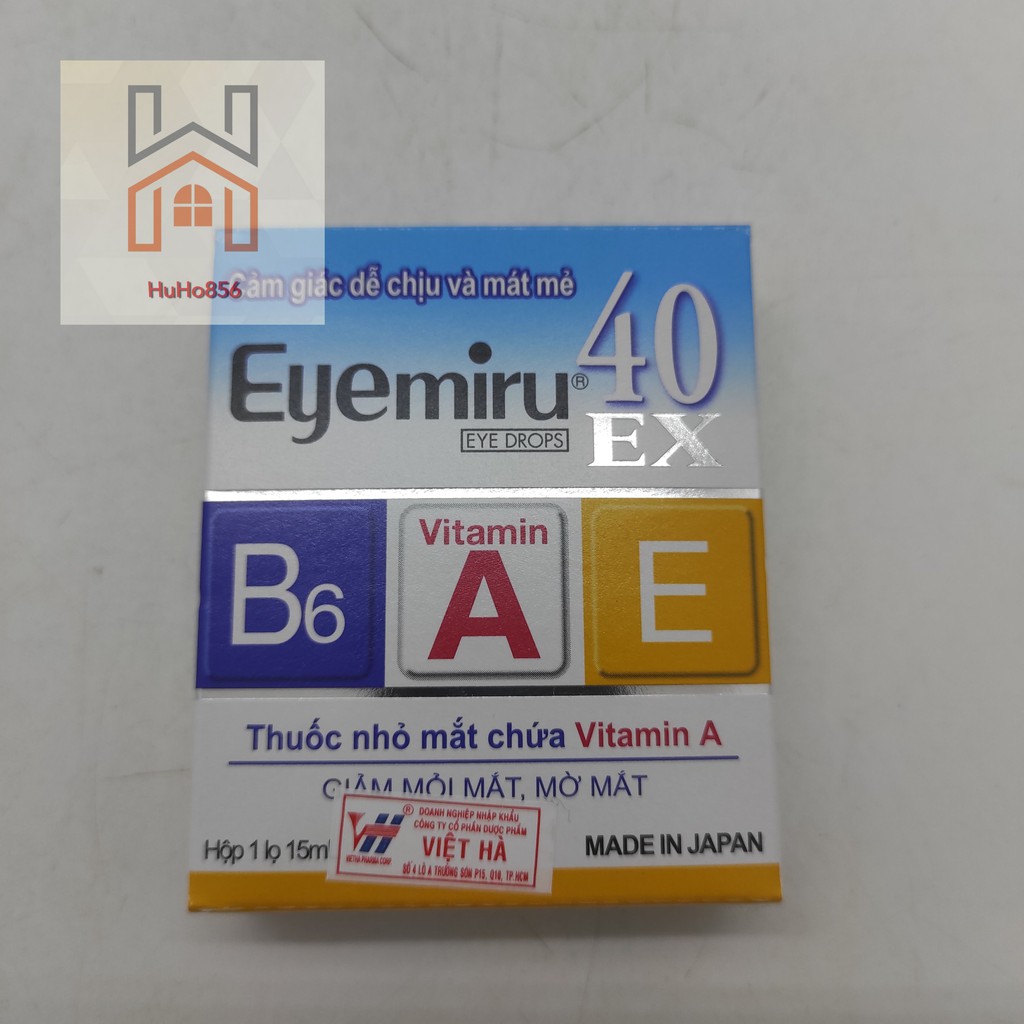 [Chính Hãng] Nhỏ mắt Eyemiru 40ex lọ 15ml