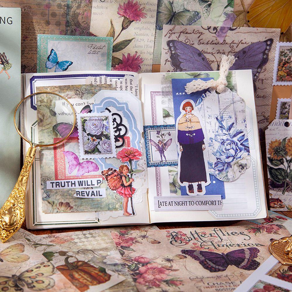 Giấy Dán Trang Trí Sổ Lưu Niệm Phong Cách Vintage