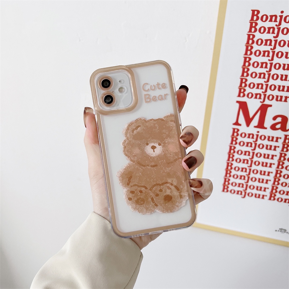 Ốp điện thoại TPU hình gấu nâu / vịt / thiên thần cho Redmi Note 11 Pro 11S 10 9T 9A 9C Poco M3 X3/P GT NFC F3 5G 9S Rx