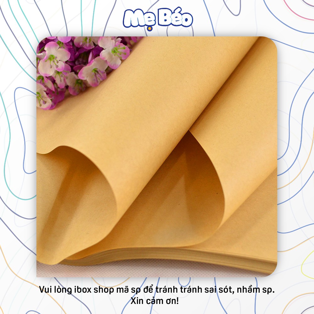[Lẻ] Tờ giấy Kraft (Vui lòng đặt ít nhất 10 tờ)