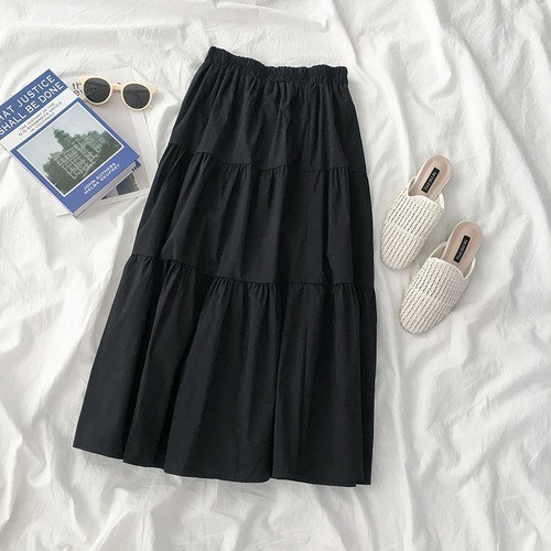 Chân váy tầng ulzzang dáng dài dày dặn có lót trong (ảnh thật) | BigBuy360 - bigbuy360.vn
