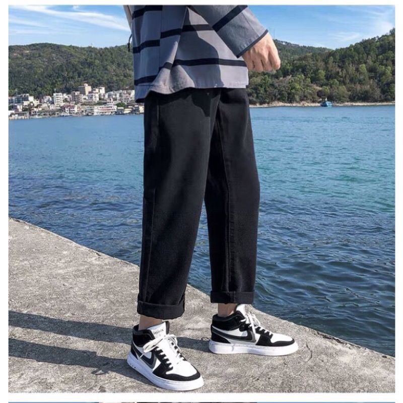 [Giá Sỉ] Quần Jeans Baggy ống suông Nam Chất liệu Co dãn Cao cấp 277 Trẻ trung cực hot | BigBuy360 - bigbuy360.vn