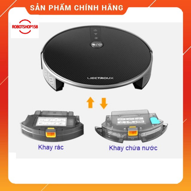 [Mã ELTECHZONE giảm 6% đơn 500K] Robot lau nhà hút bụi Liectroux C30B _ hàng mới 100%_ App sử dụng tiếng việt