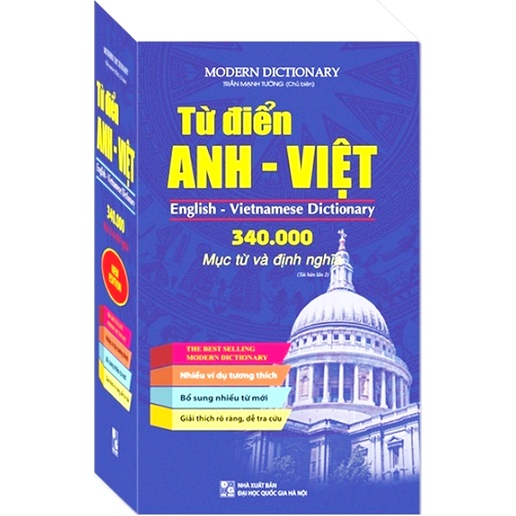 sách - Từ điển Anh Việt 340.000 mục từ và định nghĩa ( mềm ) - tái bản