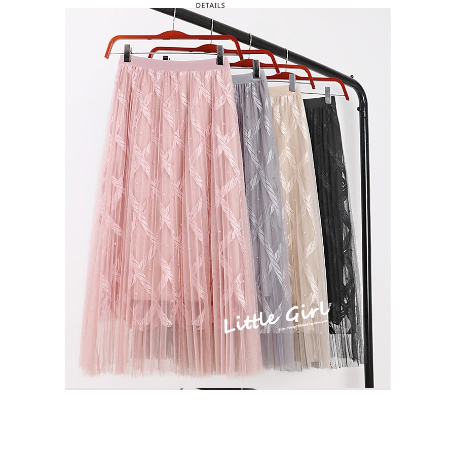 Chân váy ren Tutu ren thừng sang trọng hàng cao cấp VAY20 Free size
