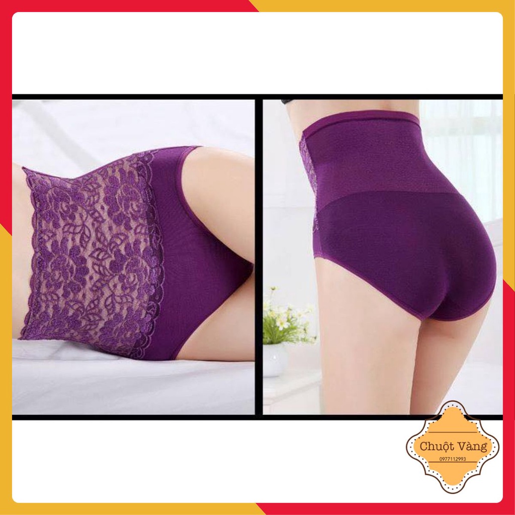 Set 10 Quần lót gen bụng cạp cao che mỡ bụng