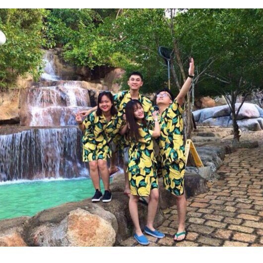 Bộ Quần Áo Hoa Quả Siêu Mát Siêu Hot Mùa Đi Biển