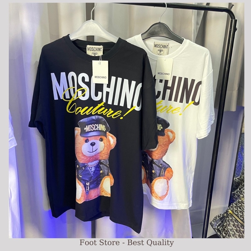Áo thun Moschino in hình chuẩn 1:1 Áo Moschino in hình nam nữ Unisex