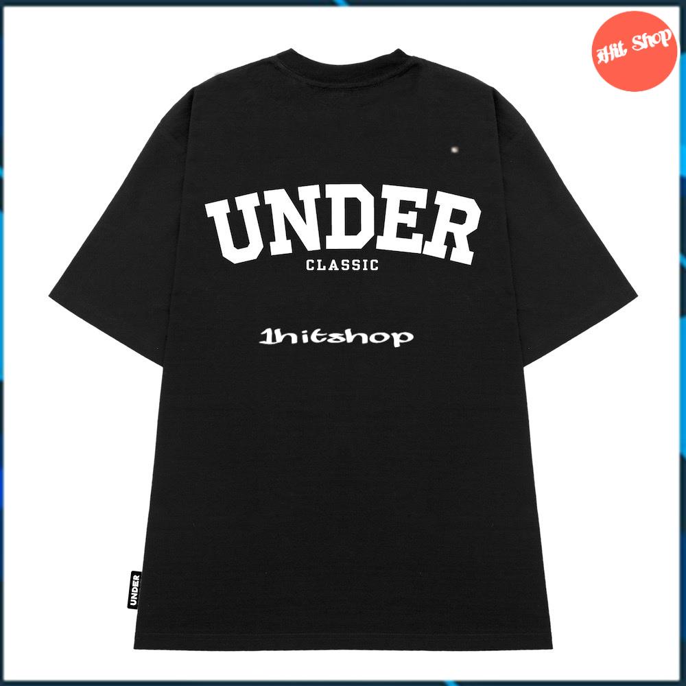 Áo phông nam 1HITSHOPUNISEX Áo thun UNDER Classic Bag Tee - UTS004 mát hút mồ hôi 3 size M L XL