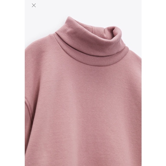 Áo cổ lọ zara aut