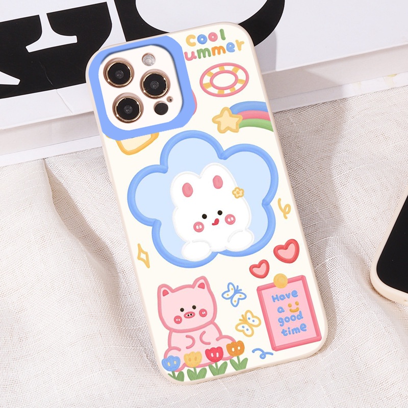 Ốp lưng iphone 11Promax Hi summer đáng yêu cute ốp iphone13/12/Pro/Promax/X/XS/XR/XSMAX/6s/6/7/8Plus bảo vệ camera