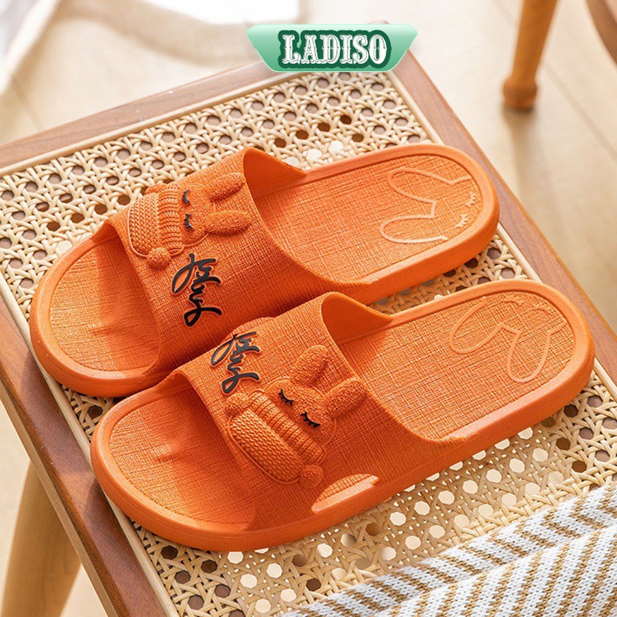 Dép nữ quai ngang đi trong nhà ngoài trời cực xinh chất liệu cao su non cao cấp siêu êm LADISO TT365