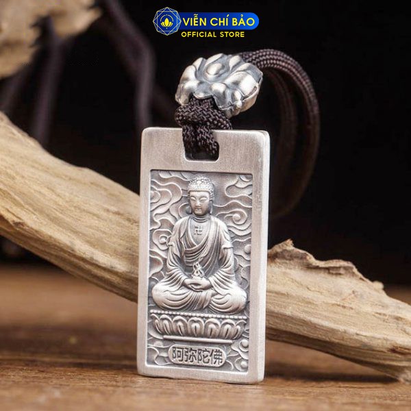 Mặt dây chuyền nam nữ Phật bản mệnh 12 con giáp chất liệu bạc Thái 925 thương hiệu Viễn Chí Bảo M100076