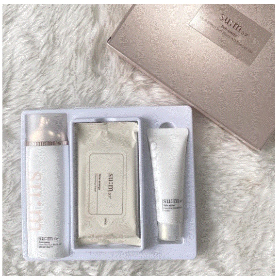 Set kem chống nắng sum:37 Sun Away Multi/ Cooling Effect Sun Block SPF 50 /PA +++