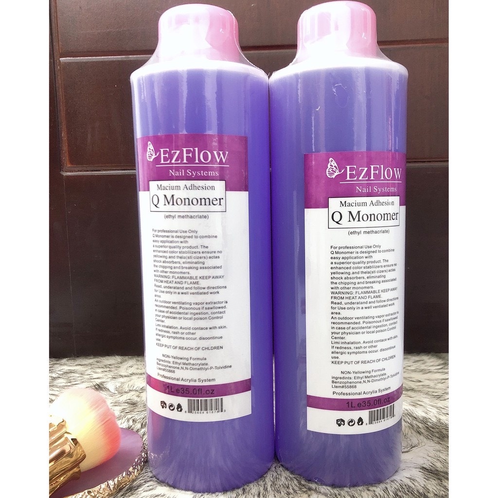Nước ( liqucd } tím Ezflow tím nhanh khô làm hoa bột, đắp bột thích hợp với thời tiết lạnh hoặc ngồi trong điều hoà