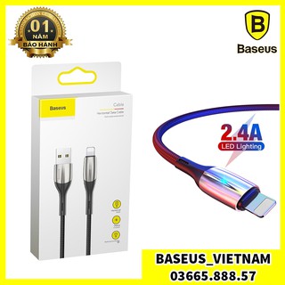 Cáp sạc iPhone/iPad và truyền dữ liệu tốc độ cao Baseus Horizontal Data Lightning - Bảo hành 12 tháng