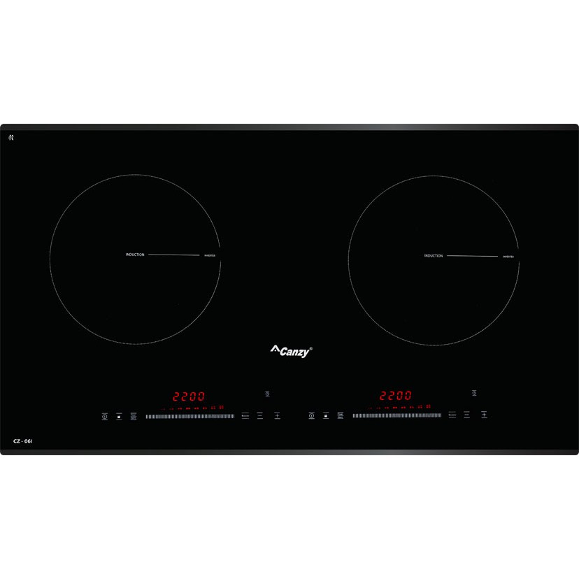 Bếp Từ Đôi Canzy CZ 06I Bếp điện từ Công Nghệ Inverter Tiết Kiệm Điện Năng, Bảo hành chính hãng 3 năm