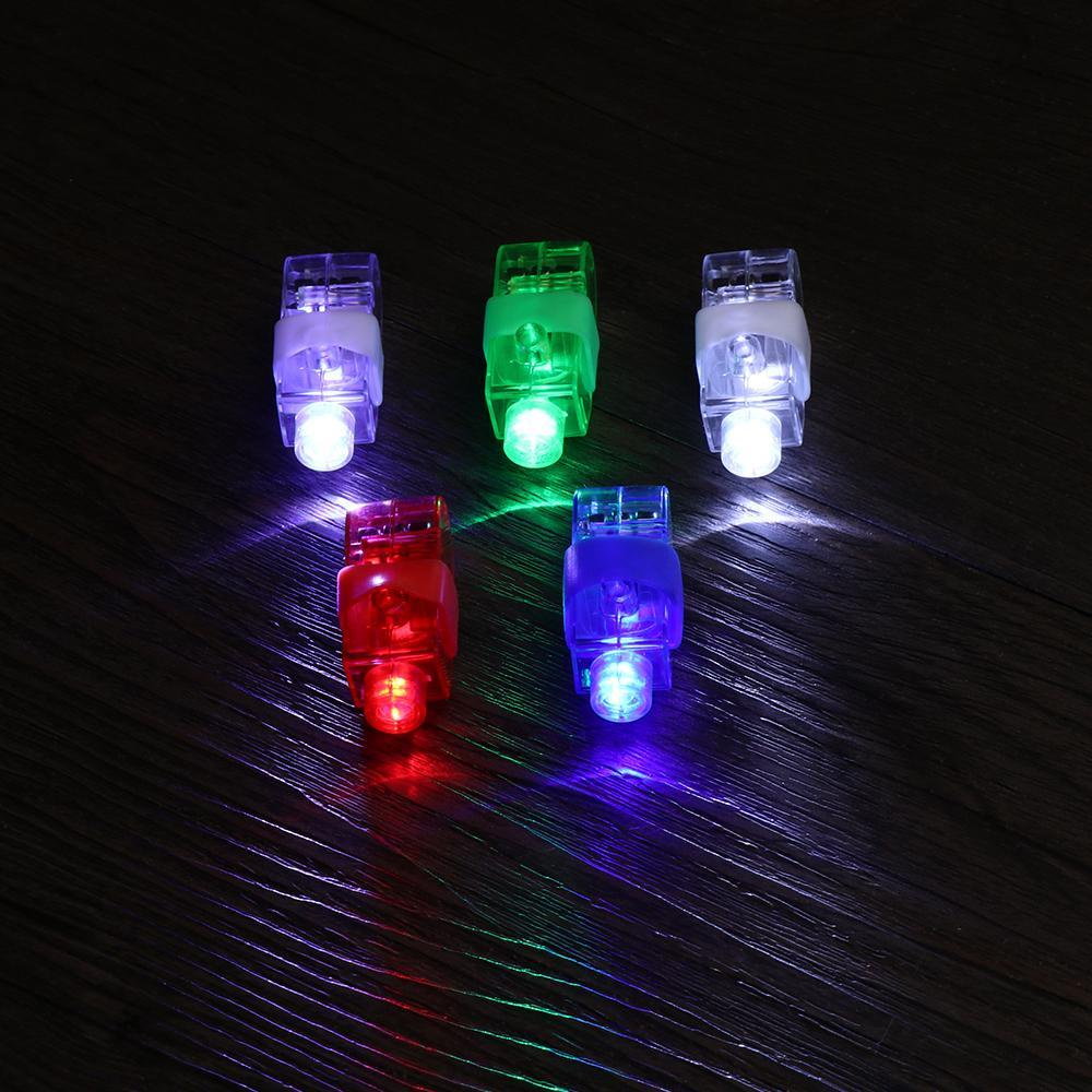 DORAW Set 5 / 10 Nhẫn Đèn LED Phát Sáng Họa Tiết Hoạt Hình Giáng Sinh / Năm Mới Dành Cho Trẻ Em
