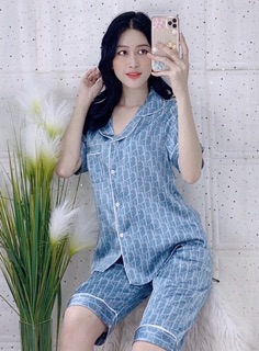 Bộ lửng lụa satin quần lửng có size từ 40-75kg