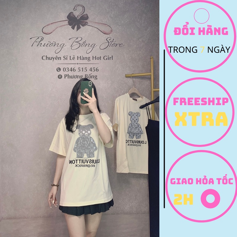 Áo phông tay cộc nữ Cotton thoáng mát