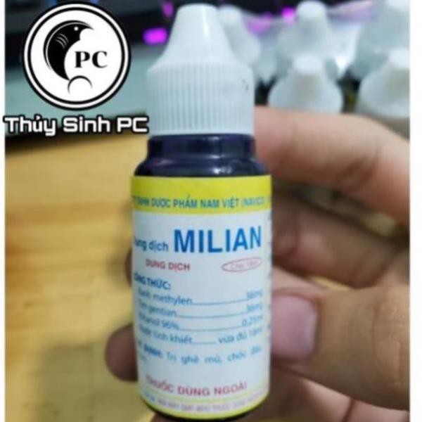Dung dịch Xanh Methylen - Sát khuẩn , khử trùng các vết thương của cá - phụ kiện cá cảnh  .
