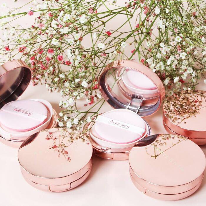 Phấn nước April Skin Magic Snow Cushion Pink SPF50++ PA++