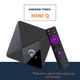 Android Tivi box MNQ - Hỗ trợ giọng nói, kết nối Wifi cực nhanh, xem youtube, truyền hình, chơi game miễn phí
