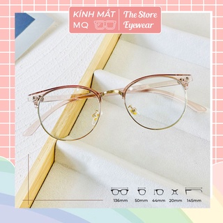 Gọng kính nam nữ hot trend 2023 dáng Clubmaster 6214 Siêu hot, Kính Mắt Five Minutes
