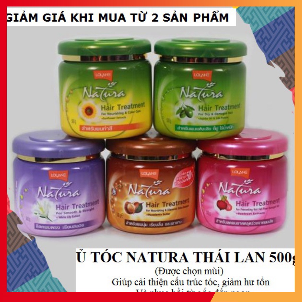 Ủ TÓC NATURA THÁI LAN (Được chọn mùi)