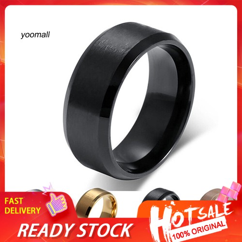 Nhẫn Titan 8mm Cho Nam Và Nữ