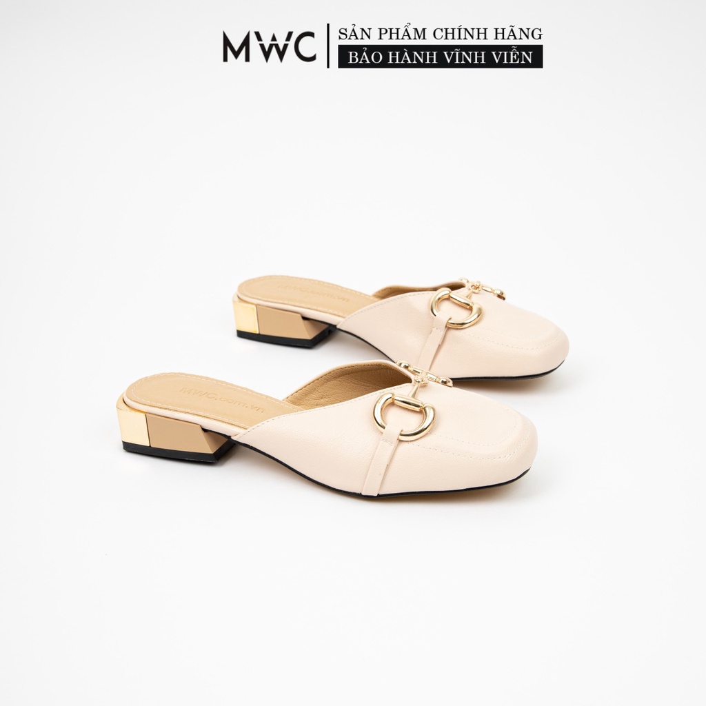 SỤC CAO GÓT NỮ THỜI TRANG MWC - SỤC CAO GÓT ĐẾ VUÔNG 3CM - SỤC PHỐI KHÓA SANG TRỌNG NỔI BẬT NUCG-4190