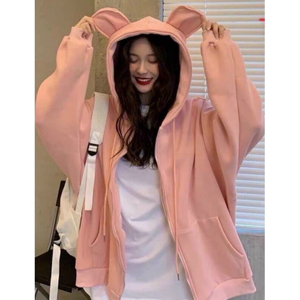 Áo khoác nỉ nam nữ dây kéo form rộng có nón cá tính,Áo khoác hoodies | BigBuy360 - bigbuy360.vn
