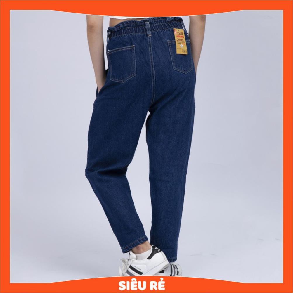 Quần Jean Nữ Cạp Cao Phối Dây Nịt Đậm Co Giãn Thời Trang Cao Cấp Giãn QR04. InsideShop.03 *