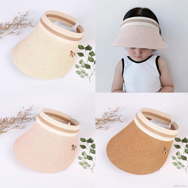 Mũ lưỡi trai hở đỉnh che nắng thời trang mùa hè xinh xắn dành cho trẻ em