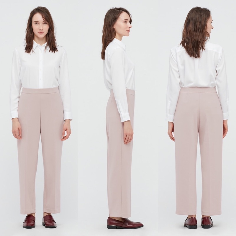 Quần tây nữ ống rộng thanh lịch, duyên dáng của UNIQLO
