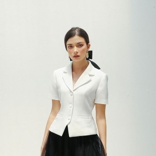 Áo Vest Nữ Clara 2 Màu Trắng và Đen AT MODA DE LITA