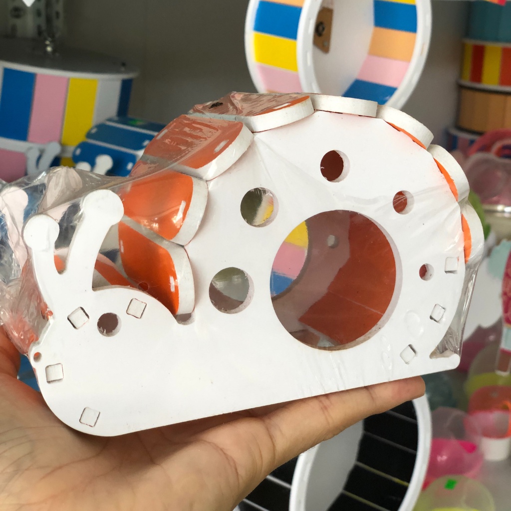 Nhà ngủ XỐP ỐC SÊN cho hamster, sóc, bọ, nhím, thú nhỏ