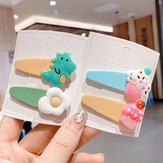 Kẹp Tóc pilu Hoa Quả set 2 chiếc cài tóc