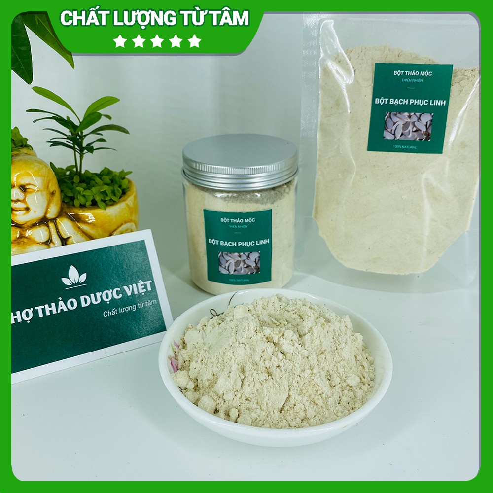 Hộp 350g Bột Bạch Linh Nguyên Chất (Khô, Thơm, Sạch)