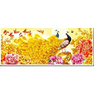 Tranh đính đá gia hòa vạn sự hưng - lv265