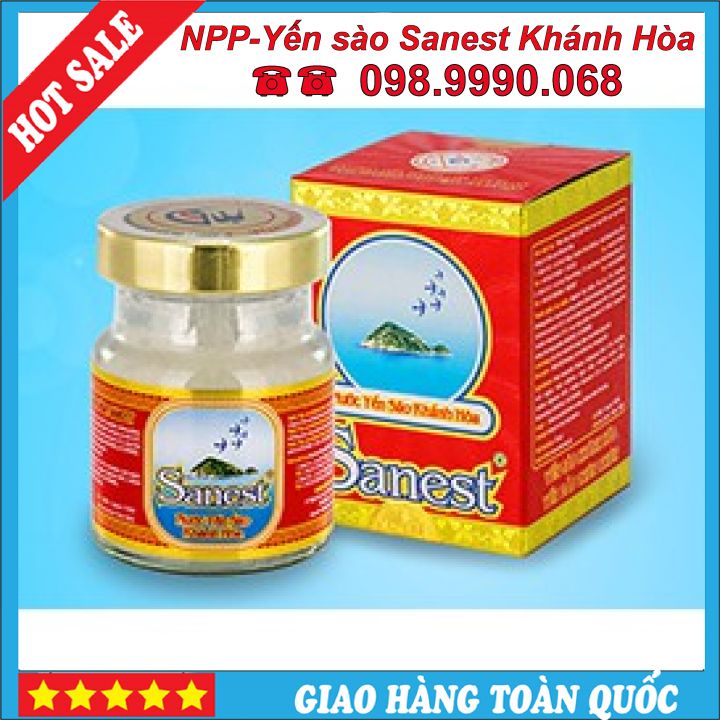 NƯỚC YẾN SANEST LỌ CÓ ĐƯỜNG 70 ML.