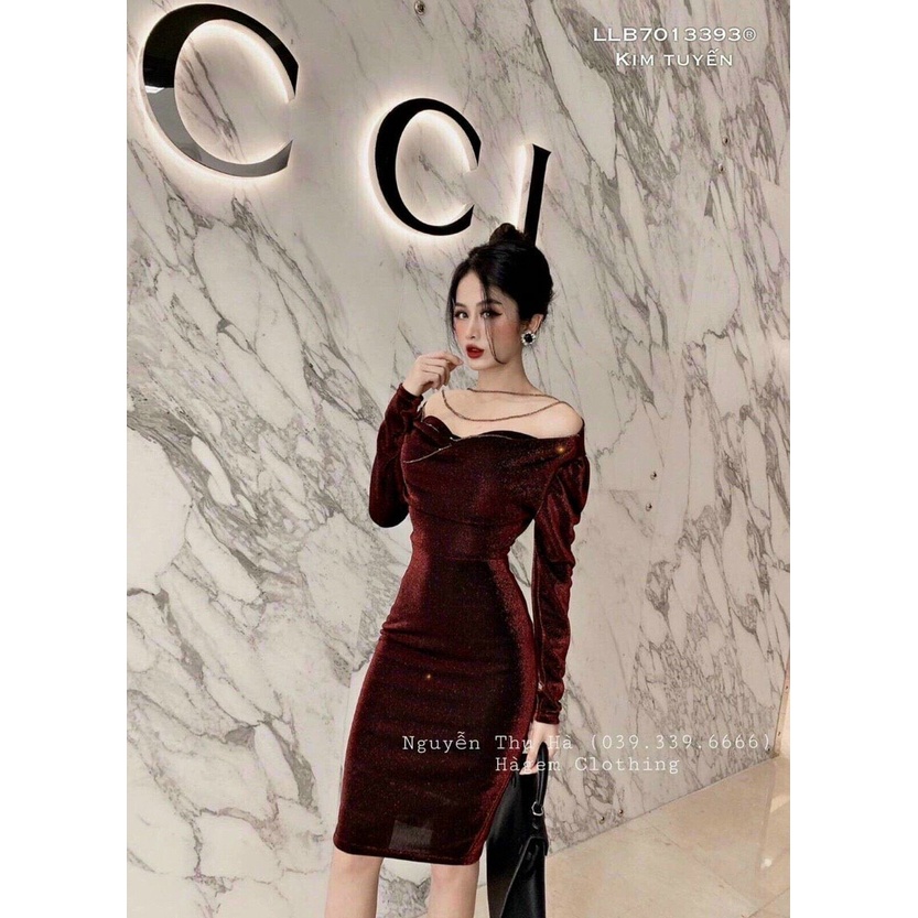 Vải thun kim tuyến co giãn tốt chất ánh nhủ sang
