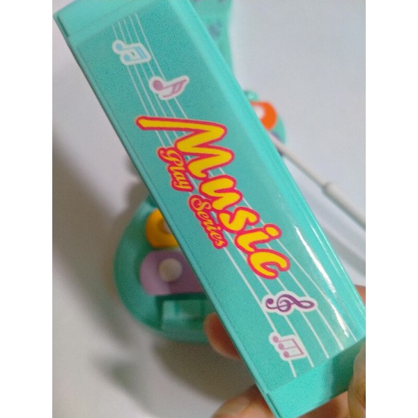 Combo 1 đàn xylophone 5 thanh, 1 kèn harmonica cho bé cảm thụ âm nhạc